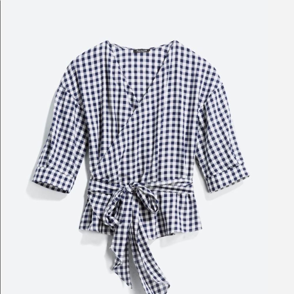 PINK CLOVER
Penfold Cotton Wrap Top